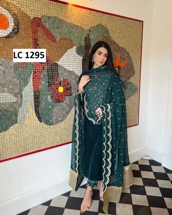 LC 1295 DESIGNER SAWLAR SUITS WHOLESALE