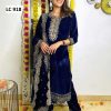 LC 918 C DESIGNER VELVET SUITS WHOLESALE