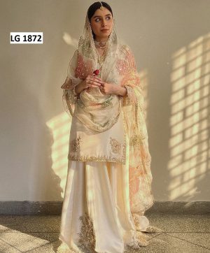 LG 1872 DESIGNER TOP GHARARA WHOLESALE