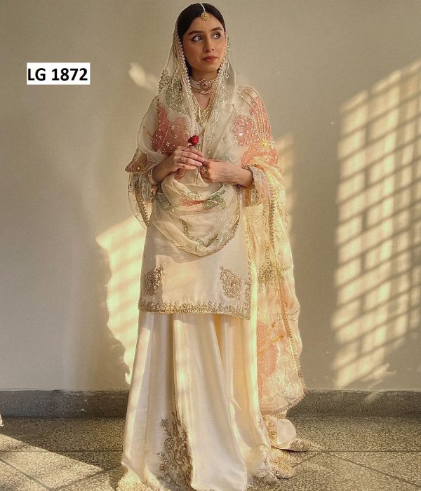 LG 1872 DESIGNER TOP GHARARA WHOLESALE