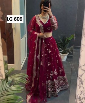 LG 606 A DESIGNER LEHENGA CHOLI WHOLESALE