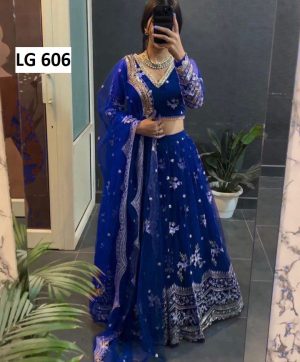 LG 606 B DESIGNER LEHENGA CHOLI WHOLESALE