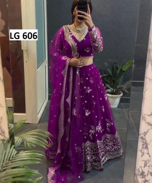 LG 606 C DESIGNER LEHENGA CHOLI WHOLESALE