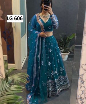 LG 606 D DESIGNER LEHENGA CHOLI WHOLESALE