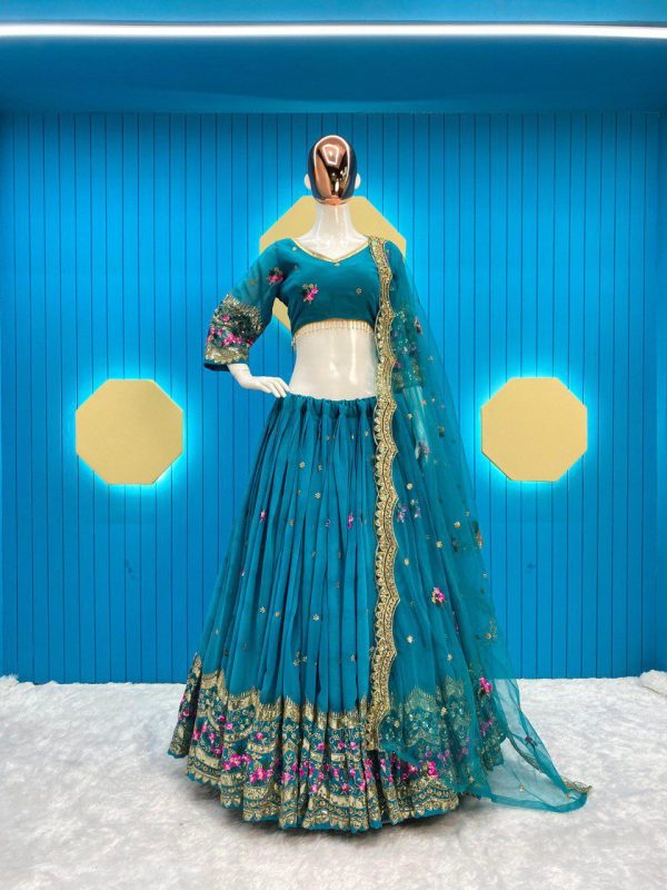 LG 606 D DESIGNER LEHENGA CHOLI WHOLESALE