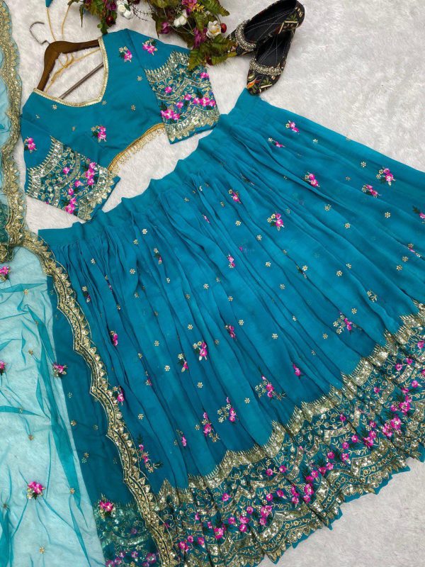 LG 606 D DESIGNER LEHENGA CHOLI WHOLESALE