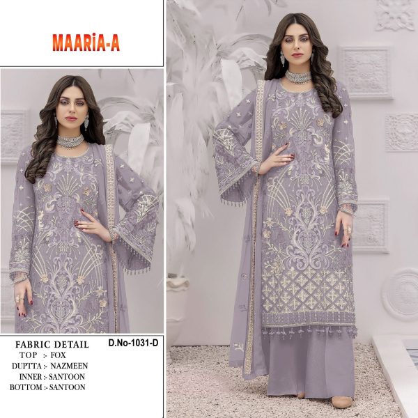 MAARIA A 1031 A B C D PAKISTANI SUITS WHOLESALE