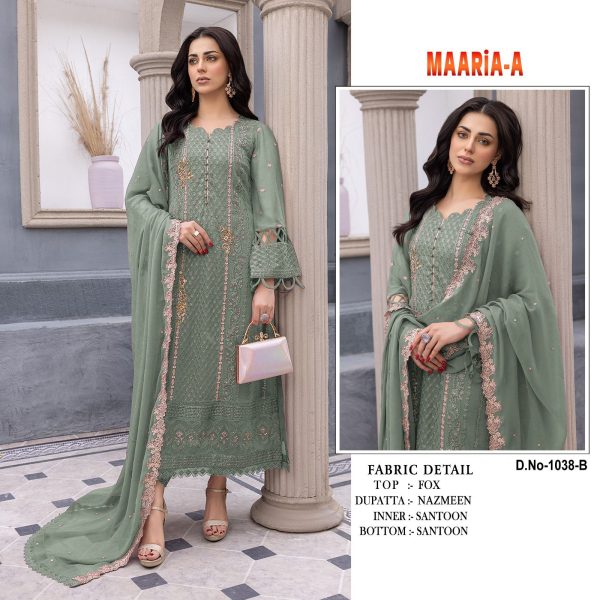 MAARIA A 1038 A B C D PAKISTANI SALWAR SUITS