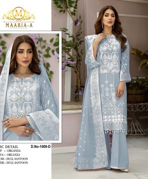 MAARIA A 1069 D SALWAR SUITS WHOLESALE