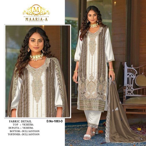 MAARIA A 1083 A B C D PAKISTANI SUITS IN INDIA