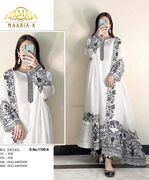 MAARIA A 1109 A PAKISTANI SUITS WHOLESALE