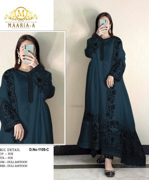 MAARIA A 1109 C PAKISTANI SUITS WHOLESALE