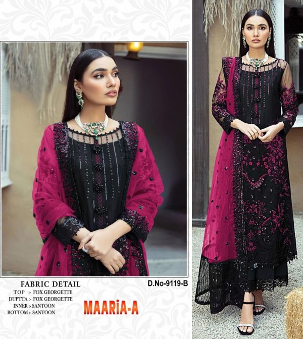 MAARIA A 9119 A B C D SALWAR SUITS WHOLESALE