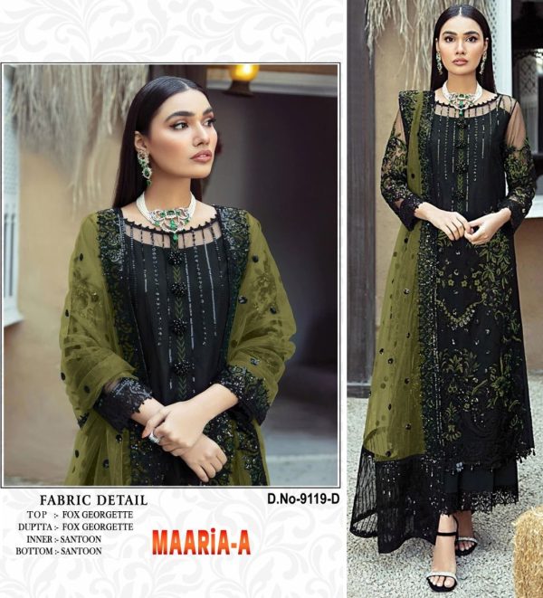 MAARIA A 9119 A B C D SALWAR SUITS WHOLESALE