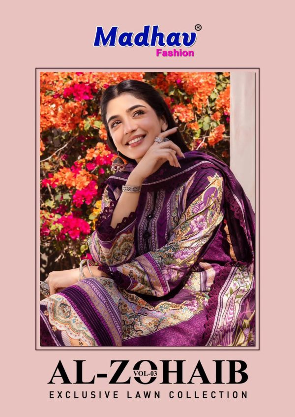 MADHAV FASHION AL ZOHAIB VOL 3 WHOLESALE