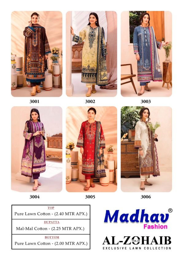 MADHAV FASHION AL ZOHAIB VOL 3 WHOLESALE