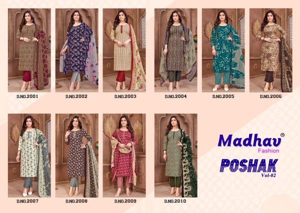 MADHAV FASHION POSHAK VOL 2 WHOLESALE