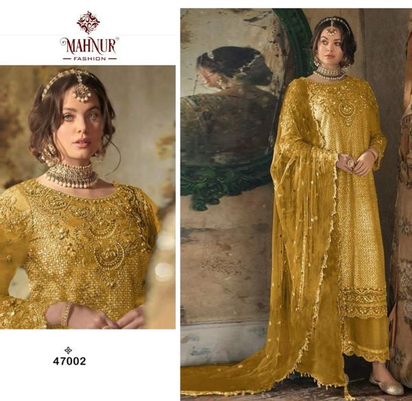 MAHNUR FASHION 47001 47002 47003 VOL 47 SALWAR SUITS