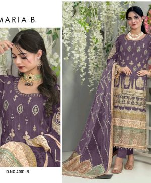 MARIA B 4001 B PAKISTANI SUITS WHOLESALE