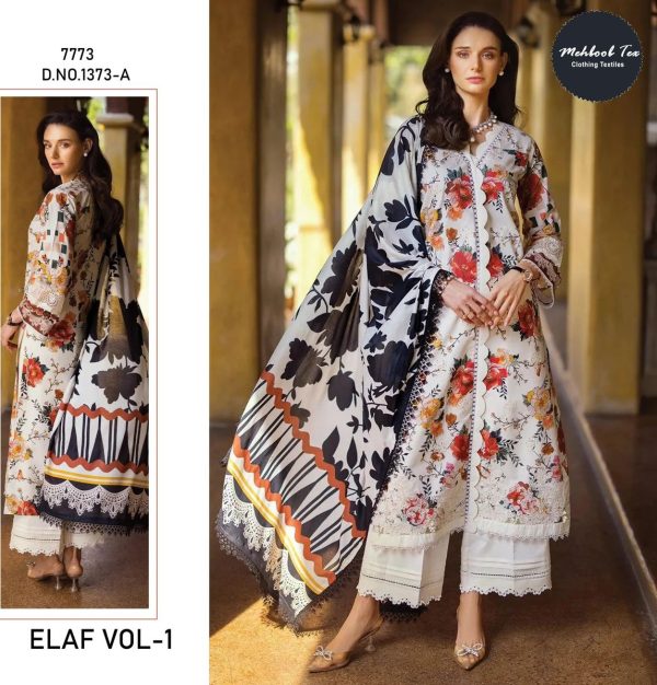 MEHBOOB TEX 1373 A ELAF VOL 1 COTTON SUITS