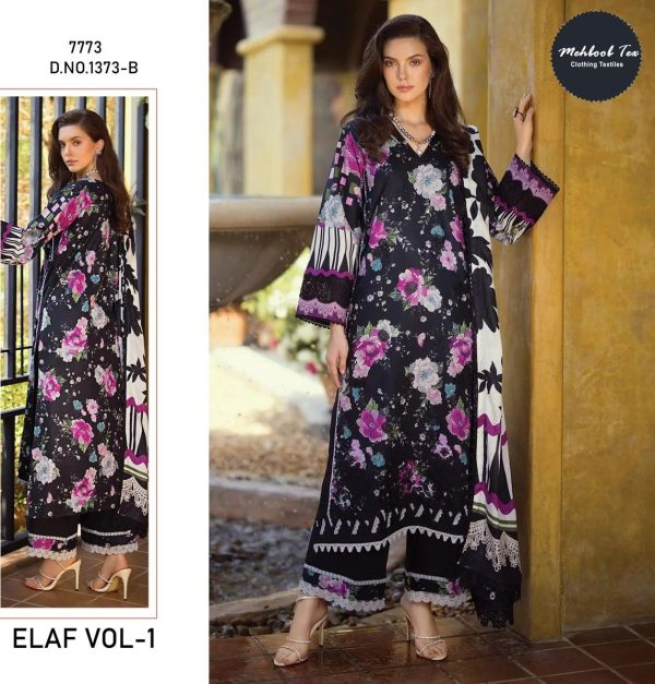 MEHBOOB TEX 1373 B ELAF VOL 1 COTTON SUITS