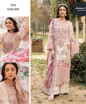 MEHBOOB TEX 1390 PAKISTANI SUITS WHOLESALE