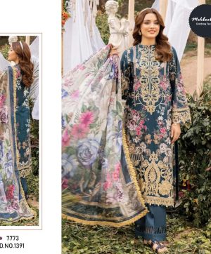 MEHBOOB TEX 1391 PAKISTANI SUITS WHOLESALE