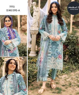 MEHBOOB TEX 1392 A PAKISTANI COTTON SUITS