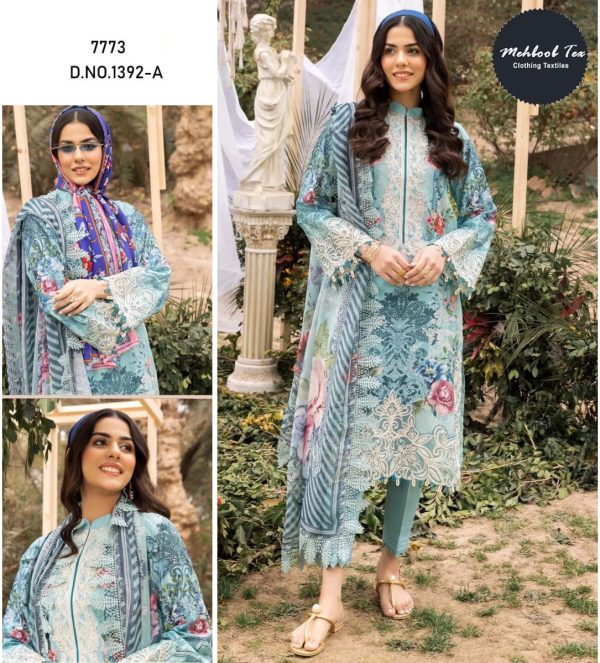 MEHBOOB TEX 1392 A PAKISTANI COTTON SUITS