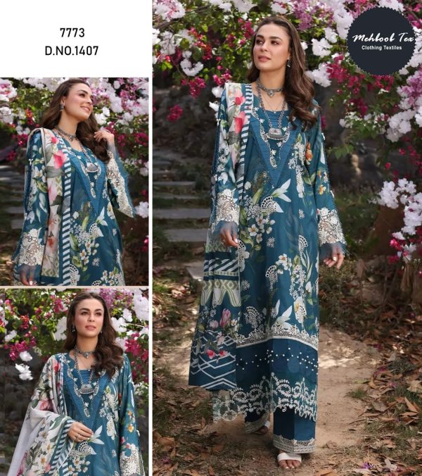 MEHBOOB TEX 1407 PAKISTANI COTTON SUITS