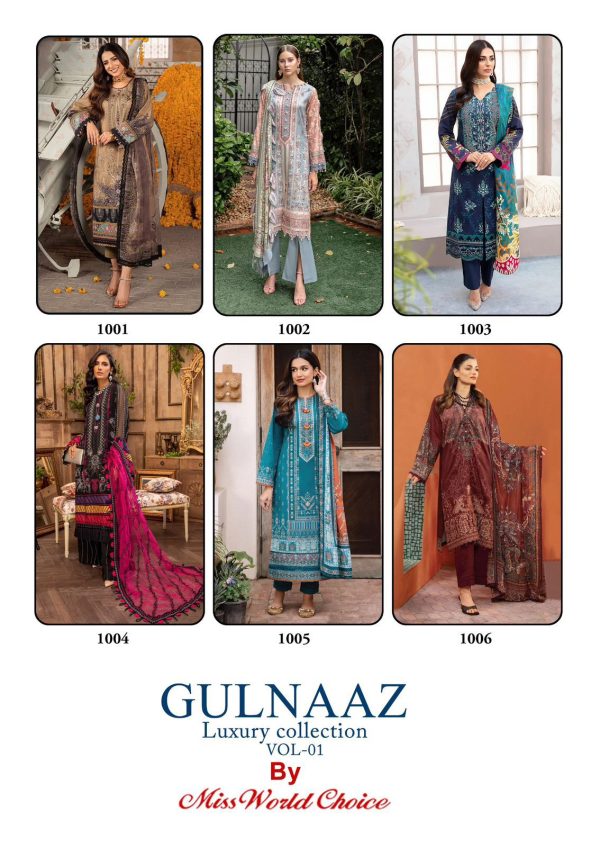 MISS WORLD PRINTS GULNAAZ VOL 1 WHOLESALE