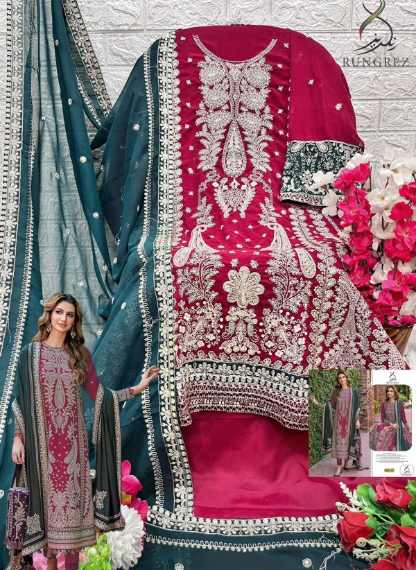 RUNGREZ 5021 B PAKISTANI SUITS WHOLESALE