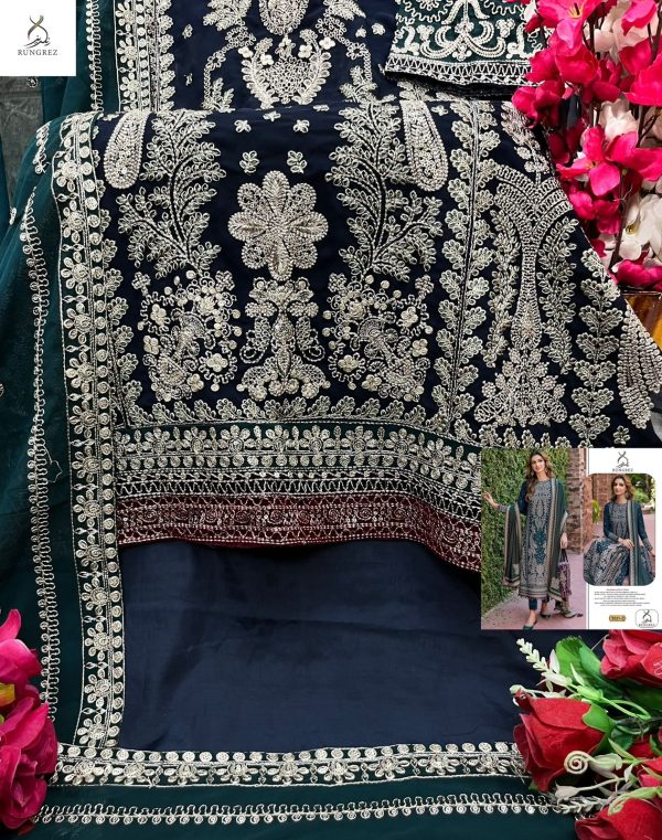 RUNGREZ 5021 C PAKISTANI SUITS WHOLESALE