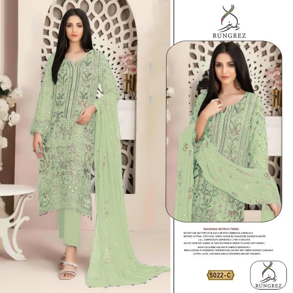 RUNGREZ 5022 C PAKISTANI SUITS IN INDIA