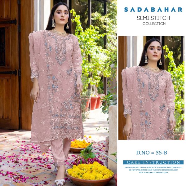 SADABAHAR 35 B PAKISTANI SUITS WHOLESALE