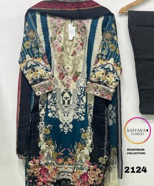 SAFFANA FASHION 2124 B READYMADE SUITS