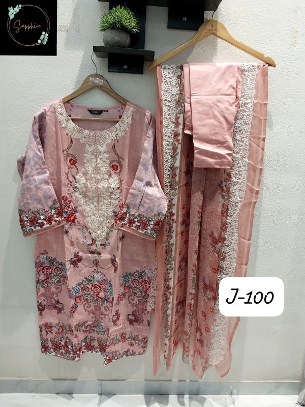 SAPPHIRE J 100 D READYMADE SUITS WHOLESALE