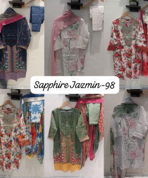 SAPPHIRE J 98 JAZMIN READYMADE SUITS WHOLESALE