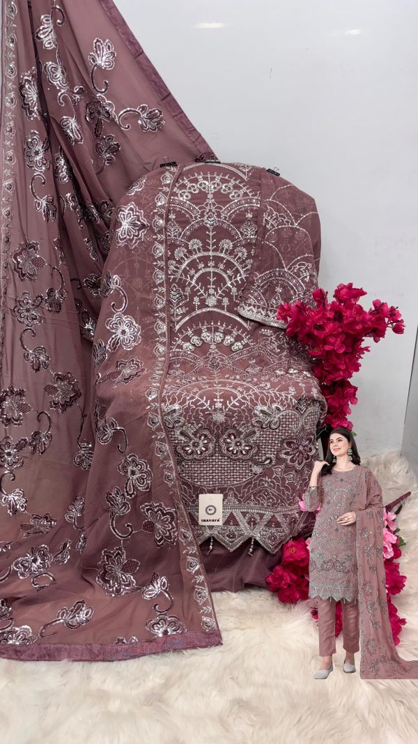 SHANAYA FASHION S 165 B ROSE SALWAR SUITS