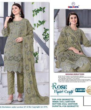 SHANAYA FASHION S 165 D ROSE SALWAR SUITS