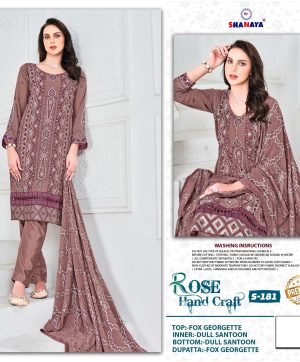 SHANAYA FASHION S 181 ROSE PAKISTANI SUITS