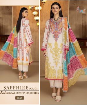 SHREE FABS 2555 SAPPHIRE VOL 1 SALWAR SUITS