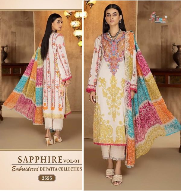 SHREE FABS 2555 SAPPHIRE VOL 1 SALWAR SUITS