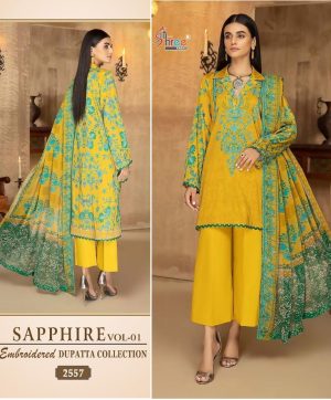 SHREE FABS 2557 SAPPHIRE VOL 1 SALWAR SUITS