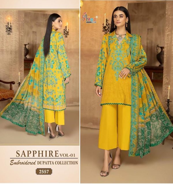 SHREE FABS 2557 SAPPHIRE VOL 1 SALWAR SUITS