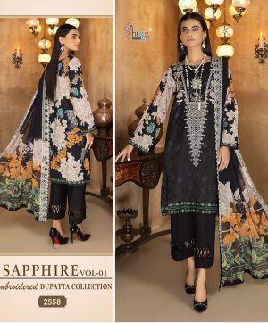 SHREE FABS 2558 SAPPHIRE VOL 1 SALWAR SUITS