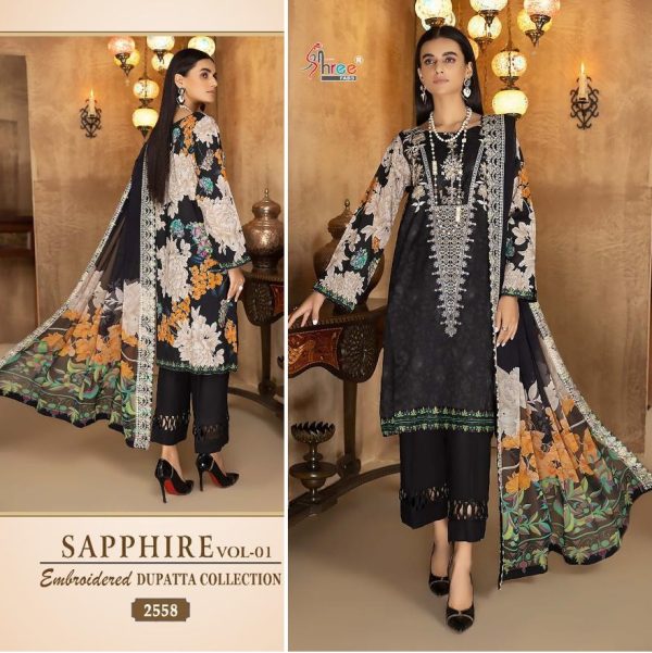 SHREE FABS 2558 SAPPHIRE VOL 1 SALWAR SUITS