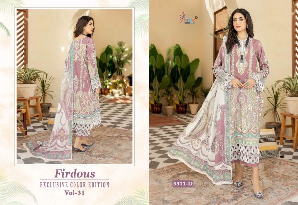 SHREE FABS 3311 B C D E FIRDOUS VOL 31 SUITS