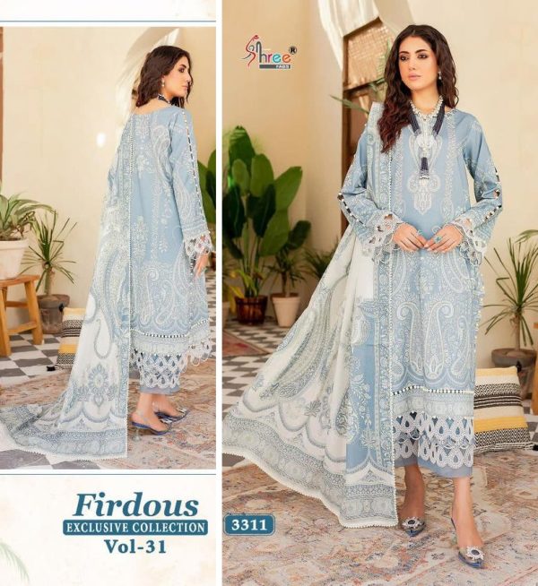 SHREE FABS 3311 FIRDOUS VOL 31 SALWAR SUITS