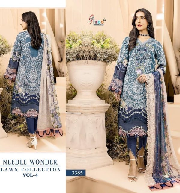 SHREE FABS 3385 NEEDLE WONDER VOL 4 SUITS